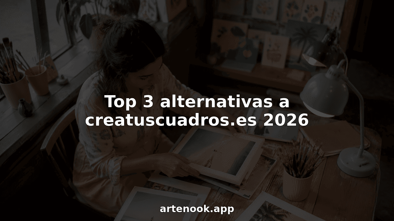 Top 3 alternativas a creatuscuadros.es 2026